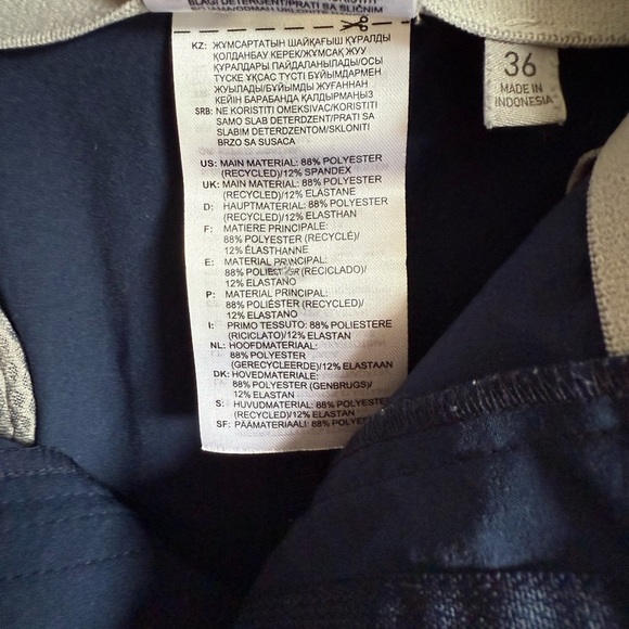 Men’s 36 Navy Adidas Lightweight/Active Wear Golf Shorts - Picture 5 of 7